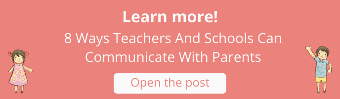 Click to visit a comprehensive post with 8 ways schools and teachers can communicate with parents