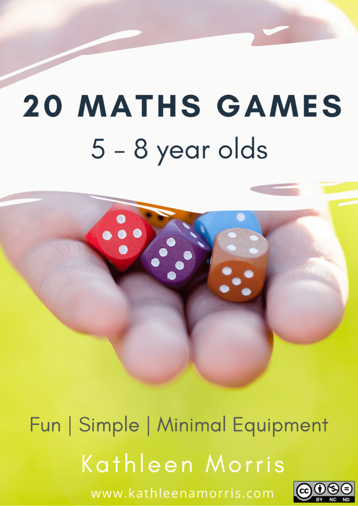 This collection of 20 maths games helps young children learn about maths while having fun with family members at home. The games for 5 to 8 year olds are easy to play and require minimal equipment. 